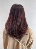 ロングくびれヘア美髪韓国ヘア顔周りレイヤー_ba368171