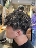 ツイストスパイラルパーマ×ハイライト