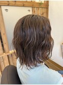 #ゆるふわボブパーマ