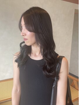 ユニカ 宇都宮(yunica) ラベンダーブラウン/暗髪/艶ロング