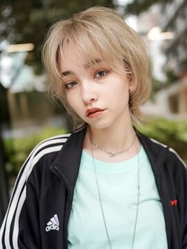 ギークス(GEEKS) 【GEEKS渋谷】シャギーボブ/ハッシュカット/ウルフ/ミルクティー