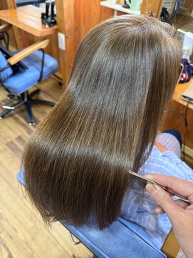 【髪質改善美髪縮毛矯正】　美髪ストレートエステ