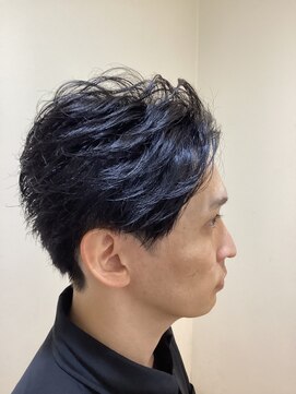 メンズパーマ30代40代50代メンズカットツイストヘッドスパ新瑞橋