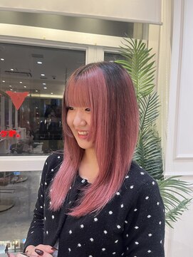 ニューヨーク ニューヨーク 河原町オーパ店(NYNY) ▽ハイトーン/ピンクベージュ/前髪カット