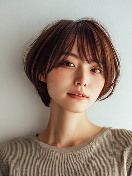 ロディーナコク 大口 新子安(rodina.coc) 着物ヘア/ダークアッシュ/ミディアムレイヤーカット/大口子安