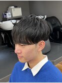 MEN’S/サーフカール/刈り上げセンターパート/表参道駅/青山