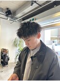 【藤田翔吾】ショートツイストスパイラルパーマ