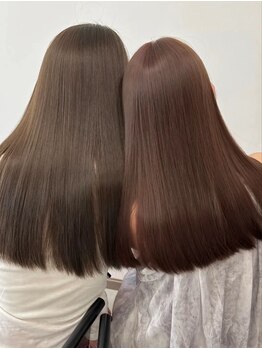 アオ(AO)の写真/他店で施術を断られた方もOK!手触り滑らかな艶感たっぷり髪質改善★ワンランク上の仕上がりに感動の声多数
