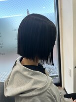 TELA HAIR 石岡店【テーラヘアー】【4月15日NEW OPEN（予定）】 &nbsp;ぱつっと切りっぱなしボブ【TELA HAIR 石岡店】