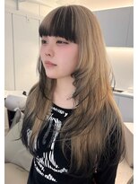 ノラ ウメダ(NORA UMEDA) 裾カラーケアブリーチデザインカラーレイヤーカット梅田