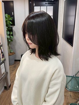 ヘアプレイスソル (HAIR PLACE SoL) ナチュラルミディアムレイヤーカット/くびれ