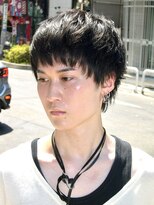 ココ 本八幡(KOKO)&nbsp;メンズショートニュアンスパーマ波巻きツイストスパイラル黒髪
