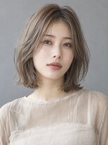 トリニティ(trinity)&nbsp;ブリーチ×髪質改善　ニュアンスベージュ【豊見城】