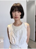 ボブパーマレイヤーパーマミニボブくるくるパーマ海外風フレンチ