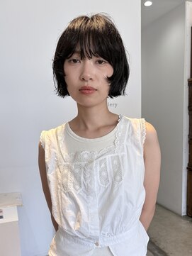 ヘアーアイストゥーレ(HAIR ICI TRE) ボブパーマレイヤーパーマミニボブくるくるパーマ海外風フレンチ