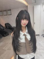 ロンドルピナス 小倉(Lond Lupinus)&nbsp;縮毛矯正/ワンホンレイヤー/ミルクティーブランド/ダークブルー