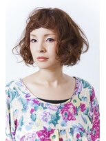 ボタンヘアー 日吉(BoTaN HAIR) 顔まわりの強めウェーブがワンランク上のおしゃれ感を演出!!