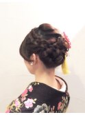 卒業式ヘアセット2