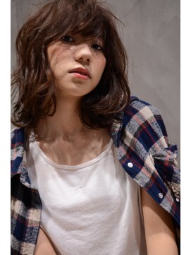 ネルバイグリーン(Nelle by green) 無造作ランダムウエーブ#0３