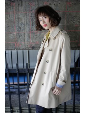 ロロネー 梅田(Lolonois) 【Lolonois梅田】カールフレンチボブ(藤岡なおき)