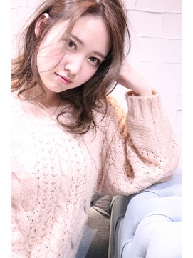 ホラン(HoLan) 【HoLan】とろみx外人風ルーズカールxフェミニンロブ♪