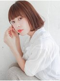 切りっぱなし 厚めバング!