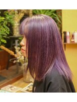 ゴエン ヘアーデザイン(goen hair design)&nbsp;Wカラー・パープル