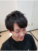 マッシュ×刈り上げ
