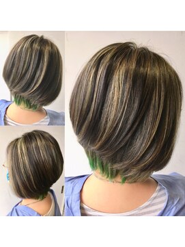 ディーリンク 南橋本店(HAIR MAKE DLINK) ちょこっと遊んでデザインカラー