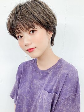 アルバム 新宿(ALBUM SHINJUKU) エアリーマッシュショート_クールショートピンクベージュ_38067