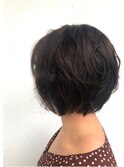 ハーブカラー×大人ショートボブ◎30代40代50代