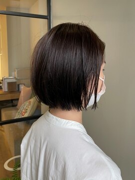 クローゼット 新宿(closet) 外ハネボブ/ペールベージュ[髪質改善/ヘッドスパ白髪染め/新宿】