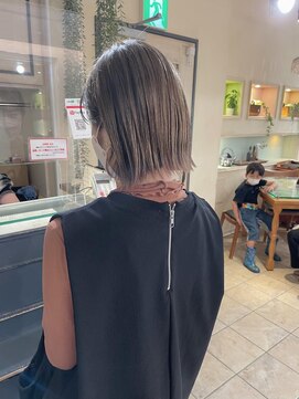 キャンバス バイ ネオリーブ 横浜西口(Canvas by neo.) 切りっぱなし/グレージュ/透明感ヘア○sn