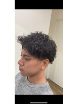 メンズアンダーバーホワイト 南海難波店(Men's _WHITE)&nbsp;ツイストスパイラルパーマ