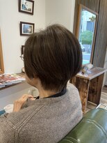 ホロホロ ヘアーデザイン(holoholo Hair Design)&nbsp;50代60代70代◎乾かすだけで決まる大人ナチュラルショートボブ