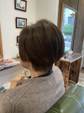 ホロホロ ヘアーデザイン(holoholo Hair Design) 50代60代70代◎乾かすだけで決まる大人ナチュラルショートボブ
