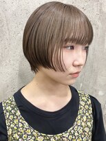 イデア(idea) 【マッシュショート×マロンベージュ】ヘアスナップ・山下