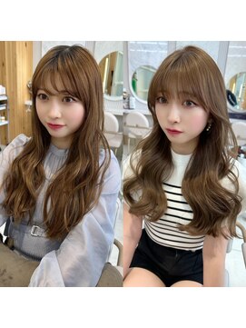 アフロートリノ(AFLOAT Leino) 似合わせ顔まわり　レイヤーカット　くびれヘア　韓国ヘア