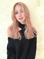 アエレ アヴェダ ゆめが丘ソラトス店(aere AVEDA)&nbsp;ピンクベージュ×韓国レイヤーカット×艶ロング[ゆめが丘]