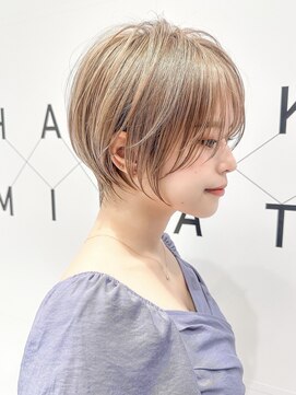 ハルキミナト ジャパン ヨコハマ(HARUKI MINATO japan YOKOHAMA) ミルクティーベージュショート/20代/30代/40代/50代