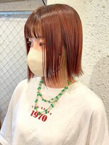 マジコ 下北沢本店(Magico) ダブルカラーオレンジベージュカラーケアブリーチ韓国ハイトーン