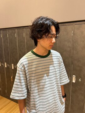 ジアン バイ ミルボン NU茶屋町+(GIEN by milbon) メンズ/スパイラルパーマ