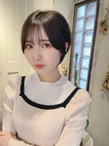 カシュカシュ 表参道(cache cache) ショートボブショートカットショートヘア内巻きボブ