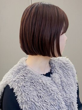 パークレーン アイス イヴェン(park lane ICI yeven) タッセルボブ赤髪ワインレッドボルドーチェリーレッドボブrena