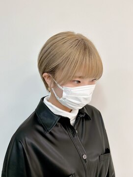 イフ 高崎本店(Ifh) ショート×ミルクティーベージュ