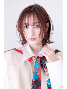 エースハバナ 渋谷(1 HAVANA) チョコグレージュ/20代30代大人かわいい/ミディアムレイヤー