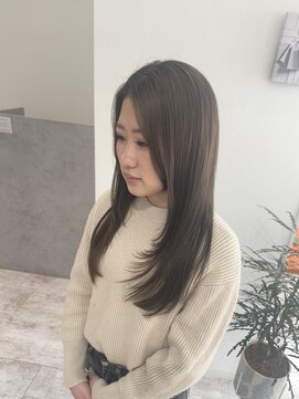 アテバイルイス 喜連瓜破(ATE by luis) ◎ナチュラルレイヤー×グレージュカラー