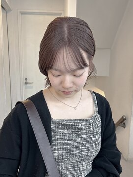 ミーム 原宿 表参道(meme) ☆ハイトーンブリーチミルクティーカラーホワイトベージュカラー
