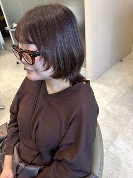 アローム(alom) ホワイトグレージュ/デジタルパーマ/チェリーブラウン/茅ヶ崎