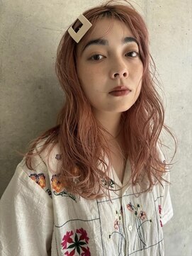 ライン(LINE) salmon pink